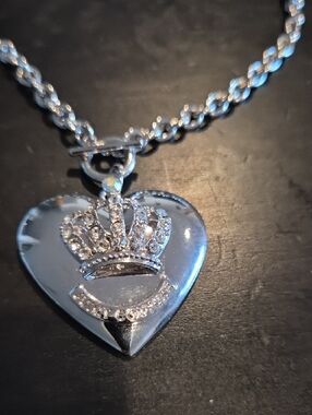 Juicy Couture Silvetone Necklace